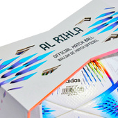 Biała piłka nożna meczowa Adidas Al Rihla Pro Fifa World Cup 2022 H57783