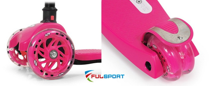 HULAJNOGA 3-KOŁOWA AF-WG05 PINK-BLACK