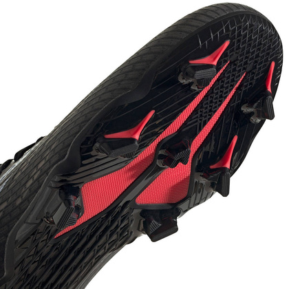 Czarne buty piłkarskie korki Adidas X Speedflow.3 FG FY3296