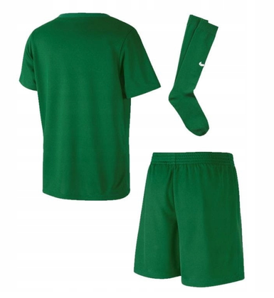 Zielony komplet Nike DRY PARK AH5487-302 child