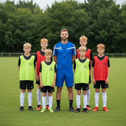 Znacznik treningowy na koszulkę - neonowy zielony