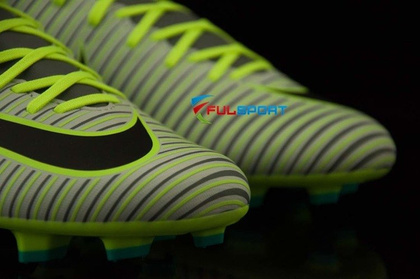 Szaro-zielone buty piłkarskie Nike Mercurial Victory FG 831964-003