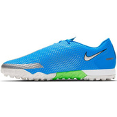 Niebiesko-białe buty piłkarskie turfy Nike Phantom GT Academy TF CK8470-400 - Junior