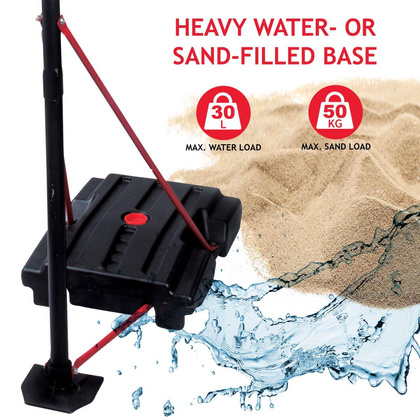 ZESTAW REGULOWANY DO KOSZYKÓWKI DUNLOP 1,65-2,05M 3W1