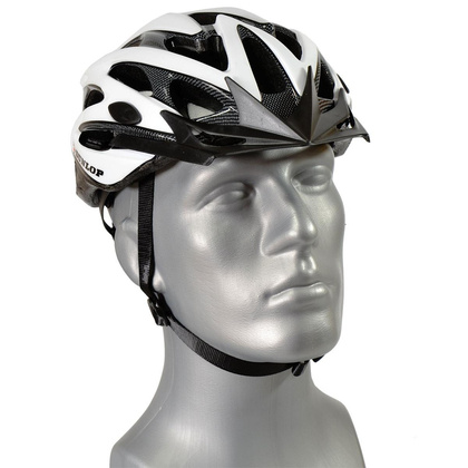 KASK ROWEROWY REGULOWANY DUNLOP MTB R.S (53-55CM) BIAŁY PERŁOWY