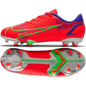 Czerwone buty piłkarskie Nike Mercurial Vapor 14 Academy CV0811 600 - Junior
