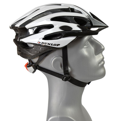 KASK ROWEROWY REGULOWANY DUNLOP MTB R.S (53-55CM) BIAŁY PERŁOWY