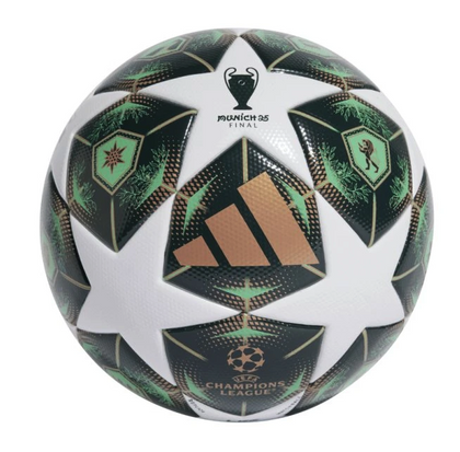 Zielono-biała piłka nożna Adidas  UCL UEFA Champions League JH1296