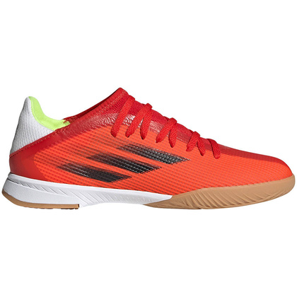 Pomarańczowo-czerwone buty halowe Adidas X Speedflow.3 FY3300