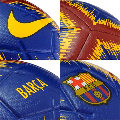 Granatowa piłka nożna Nike Strike FC Barcelona SC3365-455 rozmiar 4