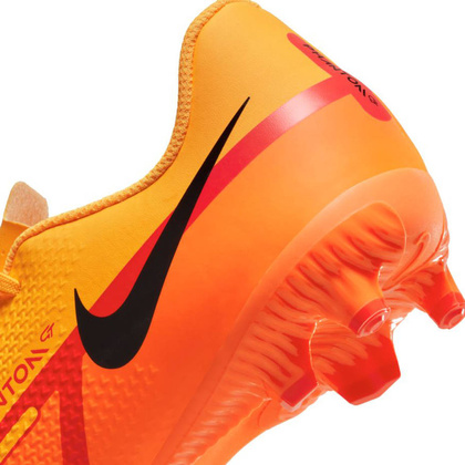 Pomarańczowe buty piłkarskie korki Nike Phantom GT2 Academy FG/MG DC0812 808 - Junior