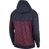 Kurtka przeciwdeszczowa Nike FC Barcelona Windrunner AT4358-451 granatowo-bordowa