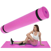 MATA FITNESS JOGA PILATES  EVA 180x60x0,4CM RÓŻOWA