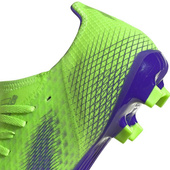 Zielono-fioletowe buty piłkarskie korki Adidas X Ghosted.3 FG EG8192