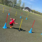 Żółta laska tyczka treningowa Yakimasport 100075 100cm