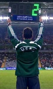 Elektroniczna tablica zmiany zawodników- dwustronna