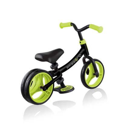 Seledynowo-czarny rowerek biegowy Globber Go Bike Duo 614-202-2