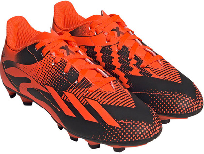 Czarno-pomarańczowe buty piłkarskie Adidas X Speedportal Messi.4  GZ5139 - Junior