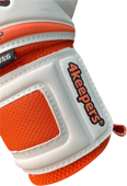 Biało-pomarańczowe rękawice bramkarskie 4Keepers Champ Training VI RF2G
