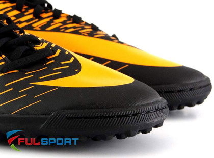 Pomarańczowo-czarne buty piłkarskie na orlik Nike Bravatax TF 844437-002