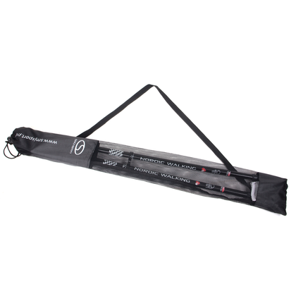 Czarne kijki Nordic Walking regulowane Smj Long Life