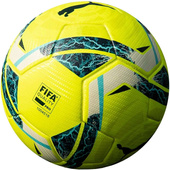Żółta piłka nożna meczowa Puma LaLiga 2 Adrenalina FIFA 083522 01