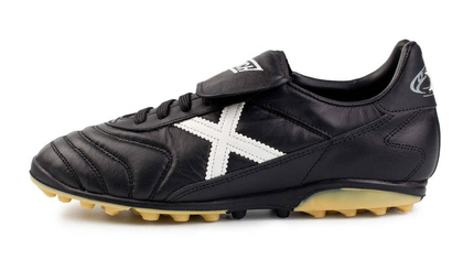 Czarne buty piłkarskie turfy Munich Mundial 2150513