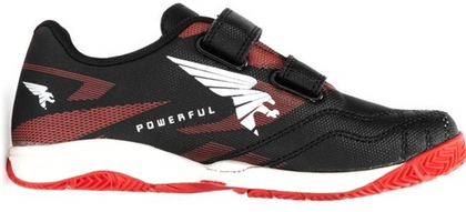 Czarno-czerwone buty sportowe Joma Powerful 2501 POJW2501INV
