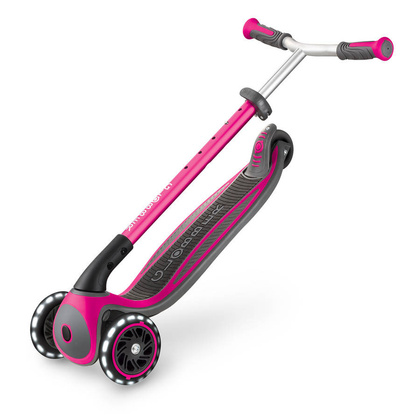 Różowa hulajnoga do jazdy Globber Master Lights 662-110-2