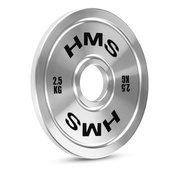 TOS25 TALERZ OLIMPIJSKI STALOWY KALIBROWANY 2.5 KG HMS