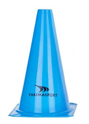 Niebieski pachołek bez otworów Yakimasport 100696 23 cm