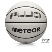Piłka koszykowa Meteor Fluo biały/neonowy zielony 7