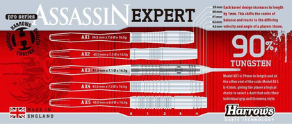 Rzutki Harrows ASSASSIN EXPERT 90% Softip