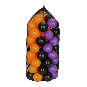 Piłki w worku suchy basen w woreczku 7cm - 100 szt. HALLOWEEN