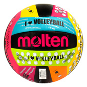 Kolorowa piłka siatkowa Molten I love volleyball MS-500-LUV