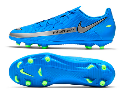 Niebieskie buty piłkarskie korki Nike Phantom GT Club FG/MG CK8479-400 - junior