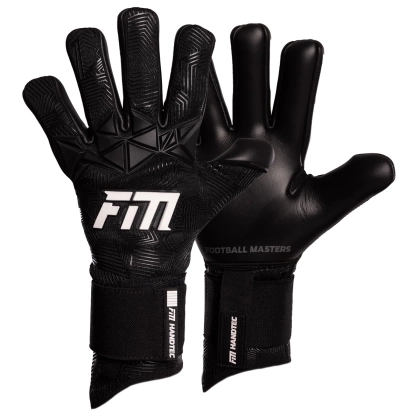 Czarne rękawice bramkarskie Football Masters Varis X Pro Black