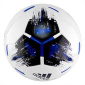 Biało-czarna piłka nożna Adidas Team Junior 350g CZ9573 r5