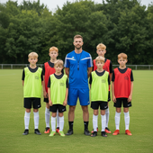 Znacznik treningowy na koszulkę - neonowy zielony