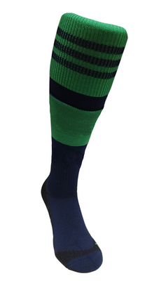 Granatowo-zielone getry piłkarskie Adidas X57415