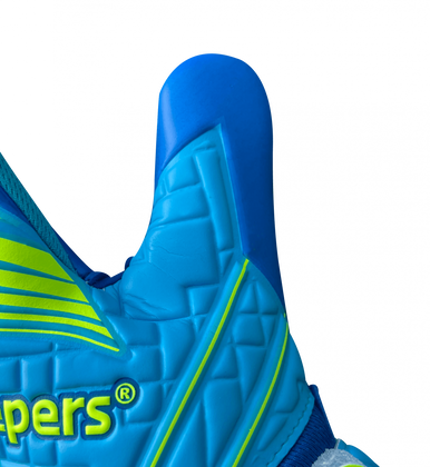 Turkusowo-niebieskie rękawice bramkarskie 4Keepers Soft Azur NC