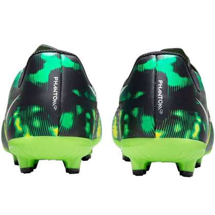 Czarno-zielone buty piłkarskie korki Nike Phantom GT2 Academy DM0737 003
