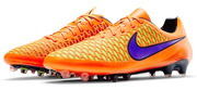 Pomarańczowe buty piłkarskie Nike Magista Opus FG 649230-859