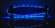 DESKOROLKA FISZKA BS-2206 PC BLUE LED świecąca 