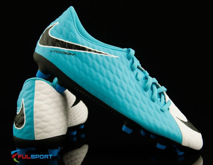NIebiesko-czarne buty piłkarskie Nike Hypervenom Phade FG 852547-104