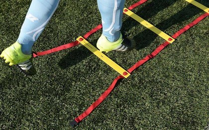Żółta drabinka koordynacyjna 8m Yakimasport 100068