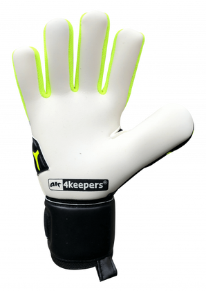 Czarno-seledynowe rękawice bramkarskie 4Keepers Force V-5 20 NC - Junior