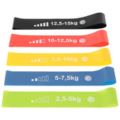 ZESTAW GUM DO ĆWICZEŃ FITNESS CROSSFIT MINI BAND 5W1 ENERO FIT