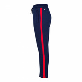 Granatowo-czerwone spodnie dresowe Joma Stripe 500422.306