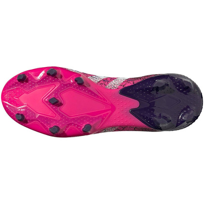 Czarno-różowe buty piłkarskie korki Adidas Predator Freak.3 FG FW7519
